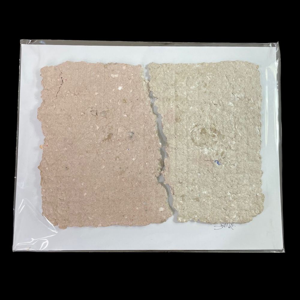 pressed paper wall art